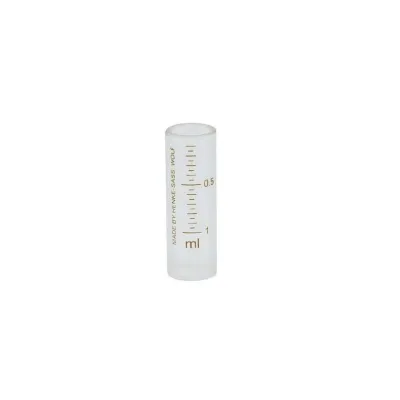 Replacement glass tube with 1 ml capacity for Unimatik injectors.