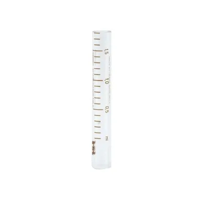 Replacement glass reservoir with 18 ml capacity for tuberculin syringes.
