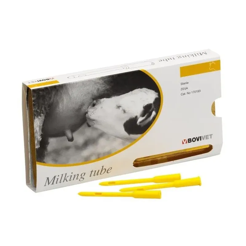 Bovivet Plastik Döş Zond 3 mm Süd Sağma Borusu 20/paket