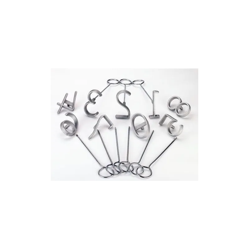 Soğuk Damga Rakam Seti ( 0 - 9 )