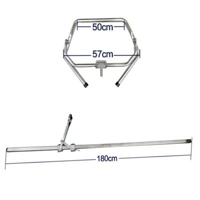 Safe calving jack, 180 CM, crane-type operating device.