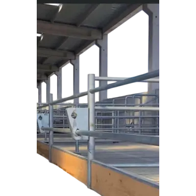 cattle feed trough lock