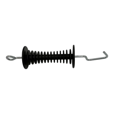 Electric fence gate handle for pasture gate, black safety handle