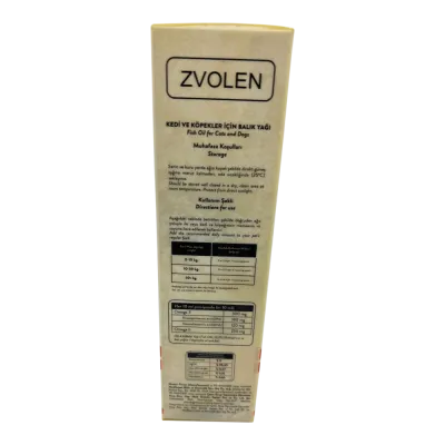 Zvolen Fish Oil Omega 3-6 fish oil for cats and dogs, 200 ML, immune booster liquid.