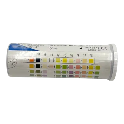 Hayvanların idrar değerlerini analiz ederek böbrek veya metabolik rahatsızlıkların erken teşhisini sağlayan test stripi.