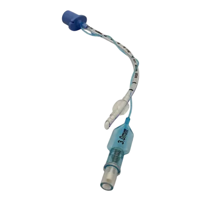 An endotracheal tube is a secure, sealed tube used to maintain an open airway during anesthesia procedures.