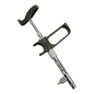 veterinary syringe for drug administration