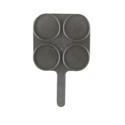 Professional black test disc for mastitis diagnosis and animal health.