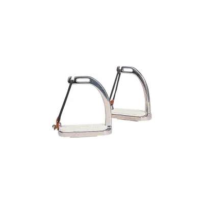 Decorative stirrups, aesthetically designed equestrian stirrups.