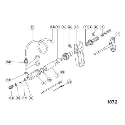 Socorex Otomatik Enjektör 10 ml. Hortumlu Model 187.2