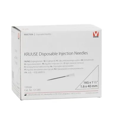 1.60x40 mm Steril Şpris İynəsi – KRUUSE