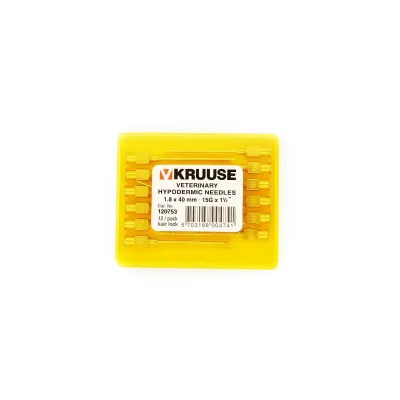 Enjektör İğnesi 1,8 x 40 mm ( 12 Ad ) Metal Başlıklı KRUUSE satın al