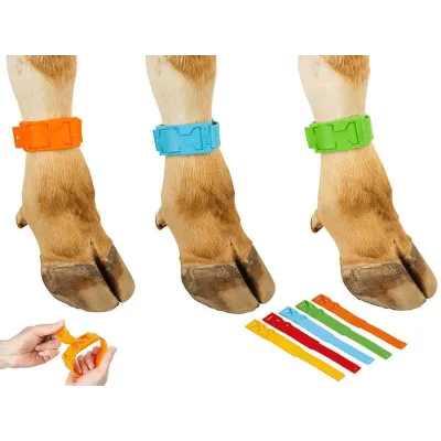 Economical cattle foot band, Chinese-made cattle marking strip.