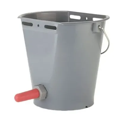 Farm & Veterinary: Kerbl Calf Milk Feeding Bucket. 8 Litre