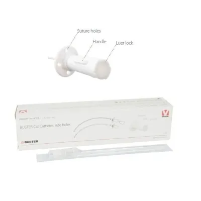 Buster Steril Kedi İdrar Sondası. 1.3x130 mm. Mandrenli