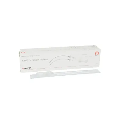 Buster Steril Kedi İdrar Sondası. 1.3x130 mm. Mandrensiz