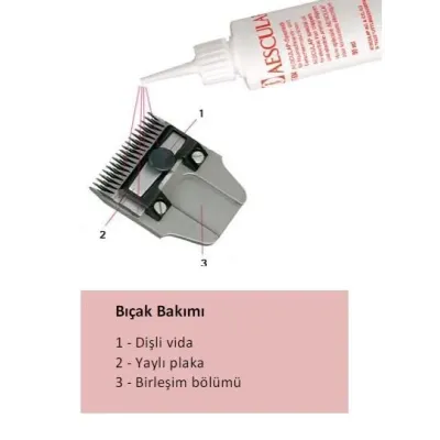 Aesculap Tıraş Makinası Bıçağı. 1 mm. GH712