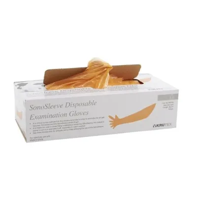 Krutex SonoSleeve 6 Parmaklı Rektal Eldiven (100 Adet)
