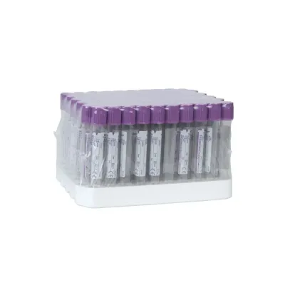 Vakumlu Tüp. 10 ml. K3 Edtalı. Mor Kapaklı (100 Adet)