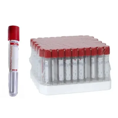 Vakumlu Tüp. 10 ml. Clot Activator. Kırmızı Kapaklı (100 Adet)