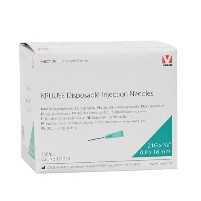 Farm & Veterinary: Sterile Syringe Needle 0,8 x 16 mm (100 Ad) Green