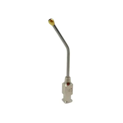 Quşlar üçün yemləmə kanülü. Luer kilidi. 14 q. 2.0x50 mm. Əyri. – 