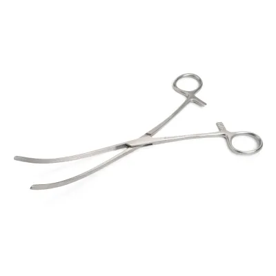 Farm & Veterinary: Kruuse-Vet Bagirsak Forceps. 23 cm. Egri