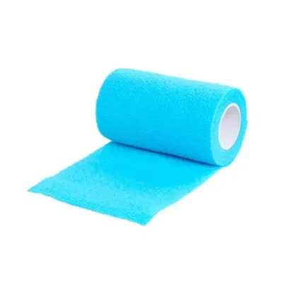 Kruuse Vet-Flex Cohesive Bandaj. 10 cm x 4.5 metre. Mavi