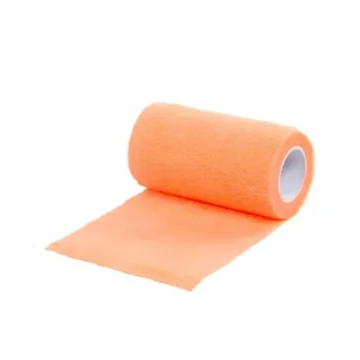 Farm & Veterinary: Kruuse Vet-Flex Cohesive Bandage. 10 cm x 4.5 metre. Turuncu