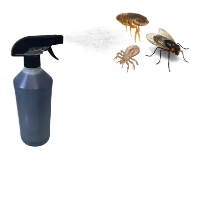 BioSprey bit pire karasinek kovucu 1 litre hayvancılık dış parazit koruma spreyi