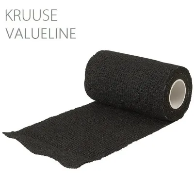 Farm & Veterinary: Valueline Flexible Bandage Black 10 cm x 4.5 metre