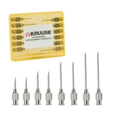 Farm & Veterinary: Syringe Needle Karisik Set Besi Cattlelari For (12 Pcs)