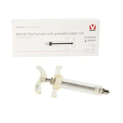 Kruuse Mika Enjektör. 10 ml. Piston Ayarlı