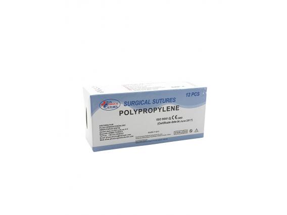 Emilemeyen Polypropylene - USP 2 40mm 3/8 Keskin Cerrahi Sütür