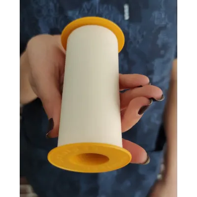 Tibbi yapışqan plaster, ipək, 10 sm x 5 metr, ilk yardım ləvazimatları.