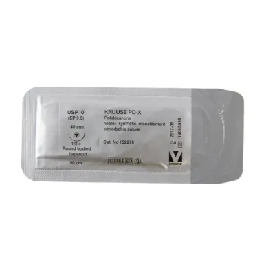 Veteriner PD-X İplik. No:0. 90 cm. 40 mm 1/2 Yuvarlak İğneli. 18/pk