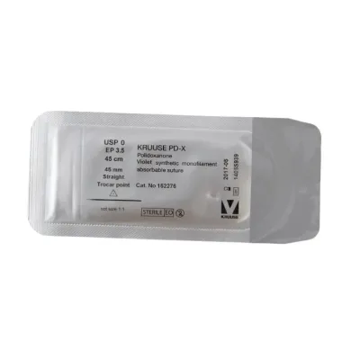 Farm & Veterinary: Veterinary PD-X Suture. No:0. 45 cm. 40 mm Straight with Needle. 18/pk