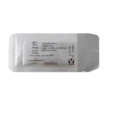 Veteriner PD-X İplik. No:1. 45 cm. 40 mm Düz İynəli. 18/pk – KRUUSE