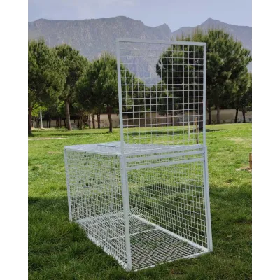 Dog trapping cage, 120 cm FB Model, street animal safety control cage.