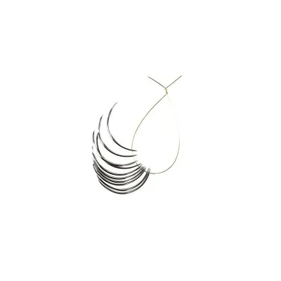 Kruuse-Vet Sütür İğnesi. Regular Eye. 3/8. Keskin. 17 mm. 10/pk
