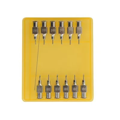 Paslanmayan polad injektor iynəsi 1.0 x 6 mm, 12 ədəd.