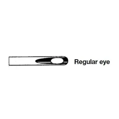 Kruuse-Vet Sütür İğnesi. Regular Eye. Düz. Keskin. 90 mm. 10/pk