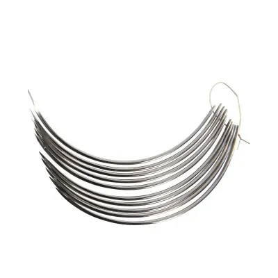 Farm & Veterinary: Sutur Needle Spring Eye 3/8 Keskin 89 mm 10/pk