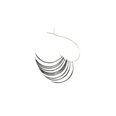Kruuse-Vet Sütür İğnesi. Spring Eye. 3/8. Yuvarlak. 23 mm. 10/pk