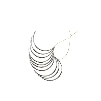 Farm & Veterinary: Sutur Needle Spring Eye 1/2 Keskin 29 mm 10/pk
