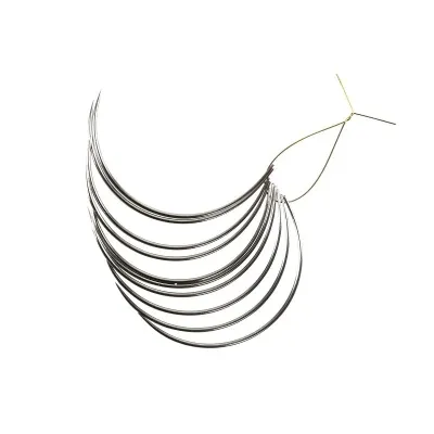 Kruuse-Vet Sütür İğnesi. Spring Eye. 1/2. Yuvarlak. 48 mm. 10/pk