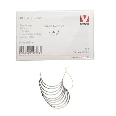 Farm & Veterinary: Sutur Needle Regular Eye 1/2 Keskin 39 mm 10/pk