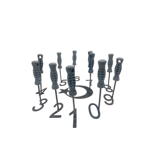 PVC Handle Sheep Numbering Stamp Set 8 cm (Star and Crescent)