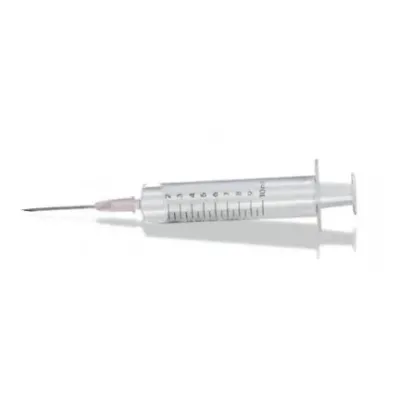Farm & Veterinary: Sayberk Plastic Syringe. 10 ml. Without Gasket. 18G Pink with Needle (150 Pcs)