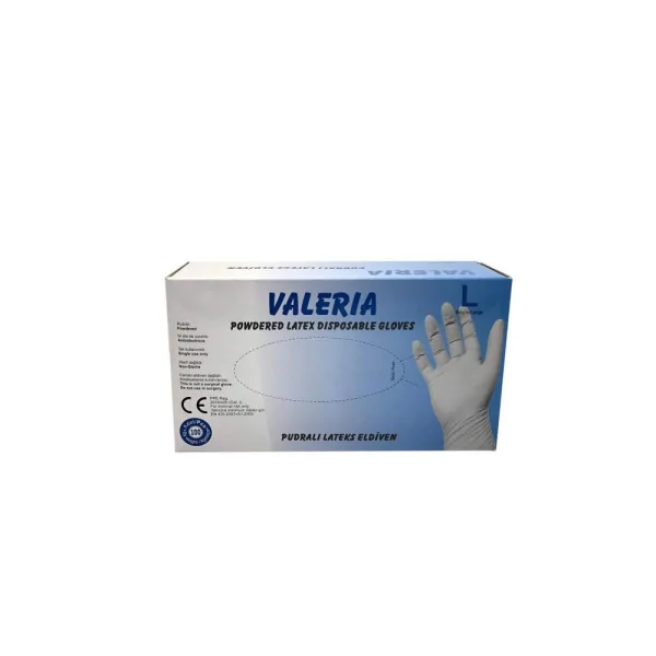 Pulverisierte Latexhandschuhe